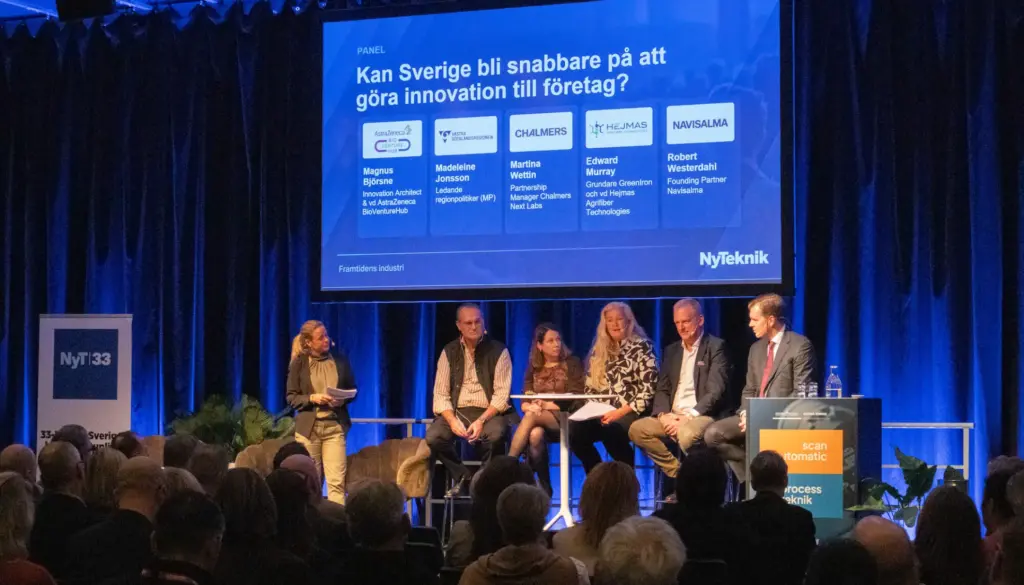 Paneldiskussion på Framtidens Industri den 21 oktober 2026.